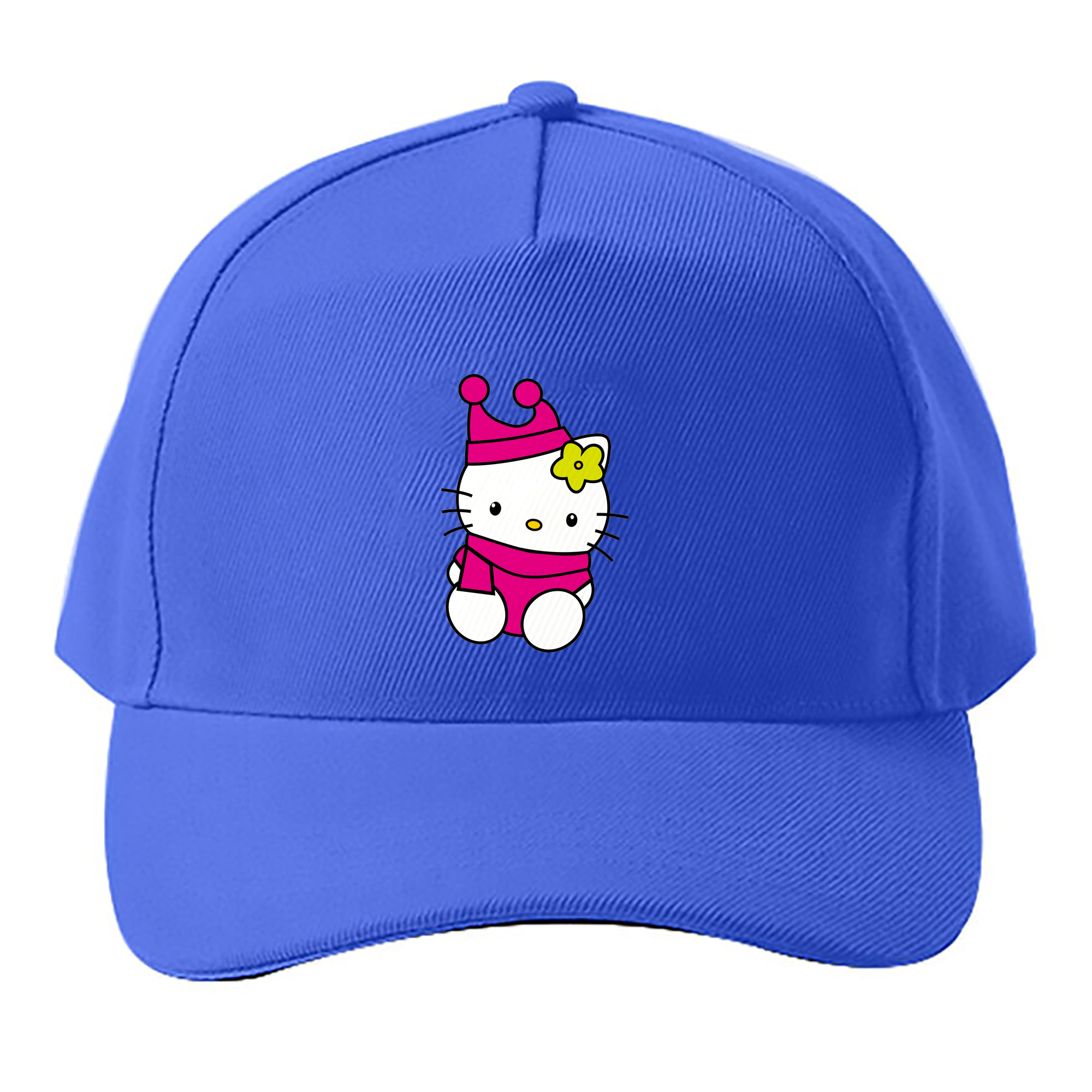 （画像用） Hello Kitty ハローキティ ベースボールキャップ 綿100％ 男女兼用 帽子 スポーツ